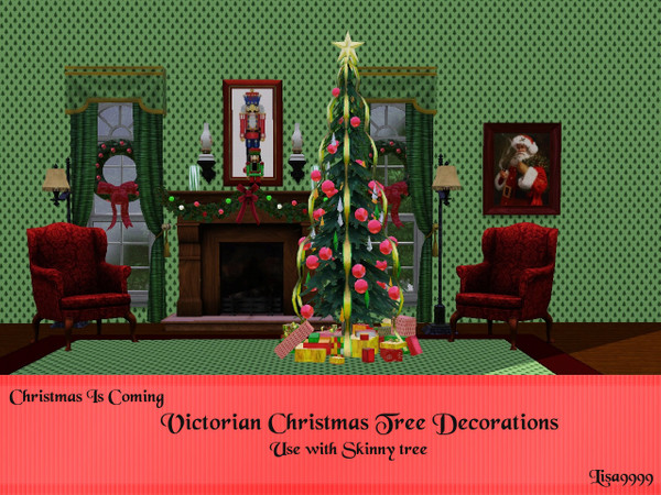Sims 3 — Victorian Tree Decor by lisa9999 — Victorian Tree decorations and gifts. Lisa9999 TSRAA Use moveobjects on cheat