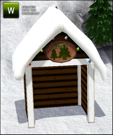 Sims 3 — XMas Market Christmas Tree Stall by sim_man123 — XMas Market Christmas Tree Stall, sim_man123 from TSR. TSRAA. 