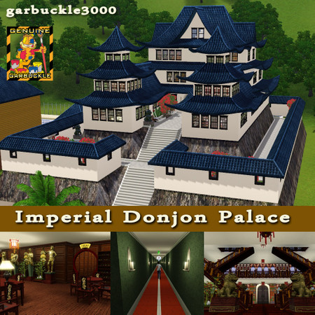 Sims 3 — Imperial Donjon Palace by garbuckle3000 — A residential rework of the Imperial Donjon Library, by garbuckle3000.