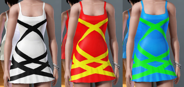 Sims 3 — DressTank by Tanemi — No Description