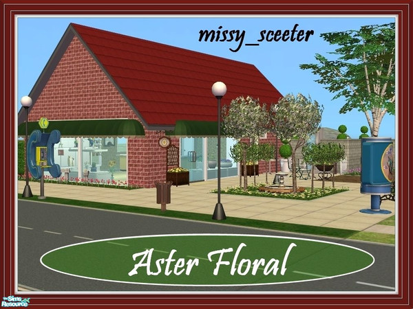Sims 2 — Aster Floral by missy_sceeter — 