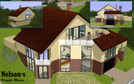 Sims 3 — Nelson's Family House by infohata — Nice family house with huge Master bedroom suite crowning it. Not the