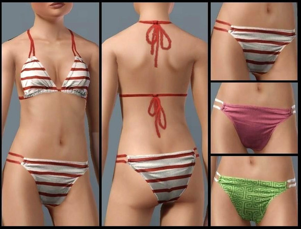 Sims 3 — JP39 Bikini Bottom by juttaponath — Bikini bottoms for teens