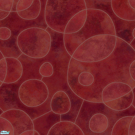 Sims 2 — Colorful Stained Concrete - Deep Red by ad27 — This brilliant stained concrete looks elegant yet fun and modern