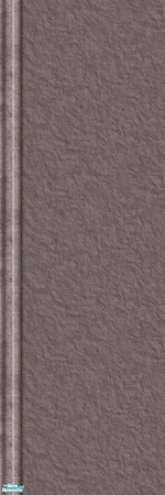 Sims 2 — Studio K Stucco Too 03a - Plum Brown by StudioKhagerks — 