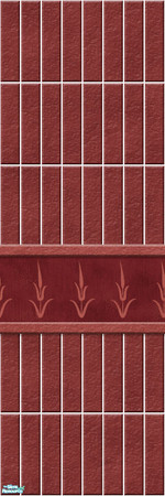 Sims 2 — Studio K Vertical Long Subway - Brick by StudioKhagerks — 