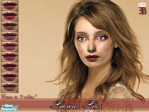 Sims 2 — Luscious Lips by elmazzz — -Comes in 9 stunning colors!