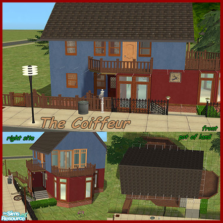 Sims 2 — The Coiffeur (unfinished) by ladyoscar1898 — Hello I am Akia SimsImo a estate broker. This is the new home