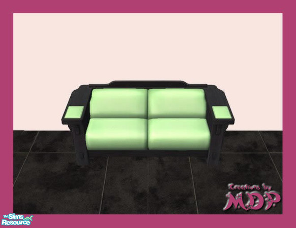 Sims 2 — MDP Pastel Green Mission Seats by MelandStv — There are 6 colourful upholsteries in this set. Colours the living