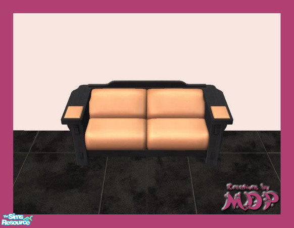 Sims 2 — MDP Pastel Orange Mission Seats by MelandStv — There are 6 colourful upholsteries in this set. Colours the