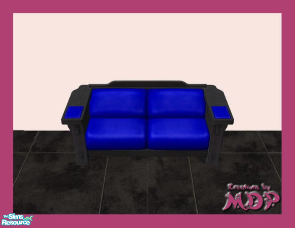 Sims 2 — MDP Blue Mission Seats by MelandStv — There are 10 colourful upholsteries in this set. Colours the living chair,