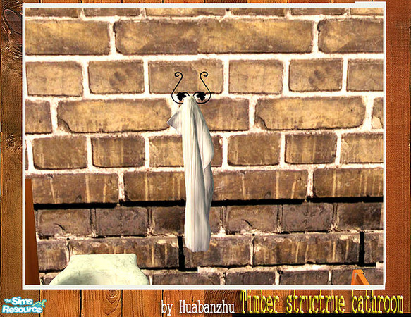 Sims 2 — Timber structrue bathroom  - towel by huabanzhu — 