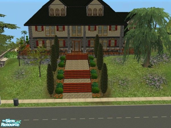 Sims 2 — Steinberg by SimSylvia40 — The Outdoor Objects (Chair, Umrella usw.) not included.