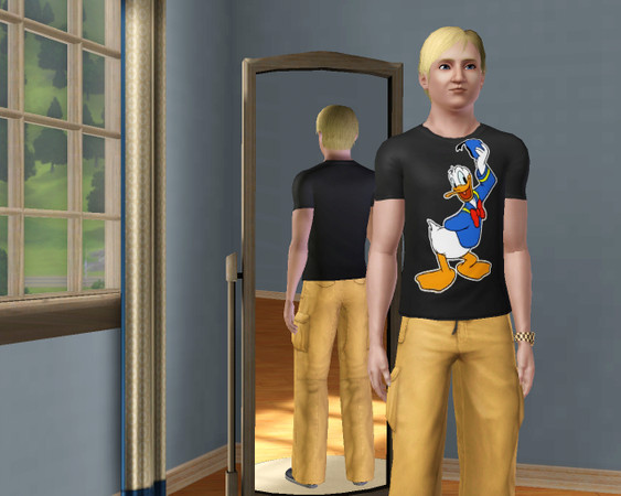 Sims 3 — Disney Tops Set - Donald Duck by KevinTroy — Disney Tops Set - Donald Duck