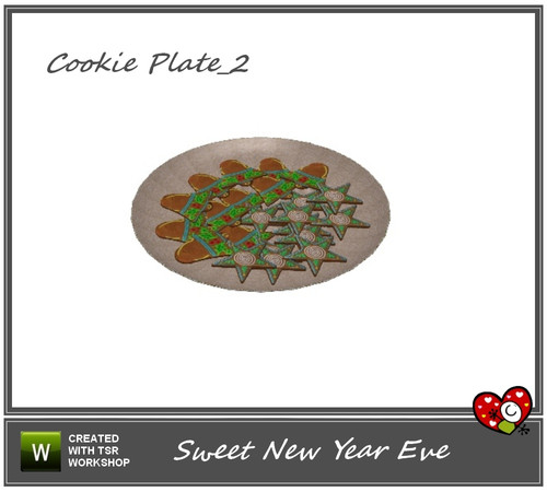 Sims 3 — Cookie Plate_2 by mensure — Cookie Plate_2 by mensure. New mesh. Only decorative.