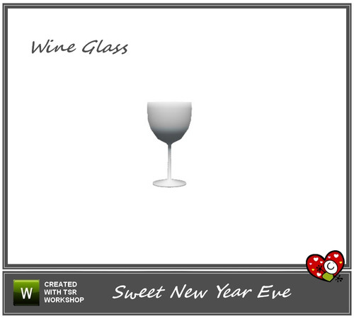 Sims 3 — Wine Glass by mensure — Wine Glass by mensure. New mesh.