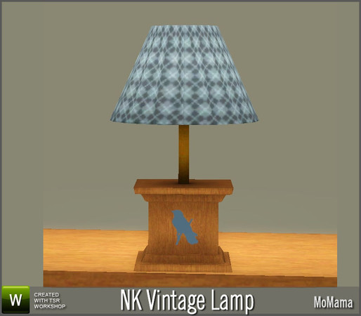 Sims 3 — NK Vintage Lamp by MoMama — A vintage style lamp for your Sims to enjoy. By MoMama. TSRAA.