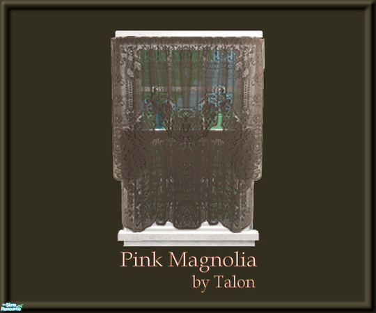 Sims 2 — Pink Magnolia - Curtains by Cerulean Talon — Fresh and clean this kitchen brings light to any Sims\' life. 