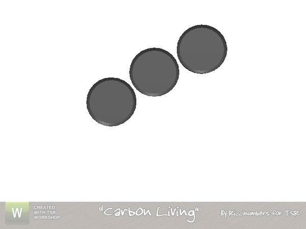 Sims 3 — Carbon Living Mirror by TheNumbersWoman — To match the picture....or not. By RicciNumbers at TSR.