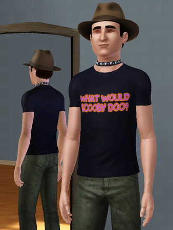 Sims 3 — What Would Scooby Doo? by KevinTroy — Comical Scooby Doo t-shirt for men
