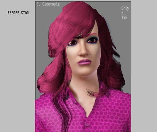 Sims 3 — Jeffree Star  by TSR Archive — Hi I made Jeffree star, I hope you like him/her/whatever. By the way, this is a