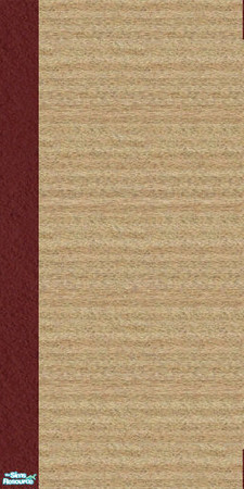 Sims 2 — Chelle's House of Books, Red, Wall #8 by Rogue4378 — Ever wanted a house made of books? This wall depicts the