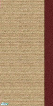 Sims 2 — Chelle's House of Books, Red, Wall #7 by Rogue4378 — Ever wanted a house made of books? This wall depicts the