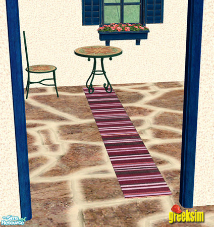 Sims 2 — Greek Handmade Rugs - c by greeksim —  "kureludes" or... in English, Handmade Greek Rugs. My grandma