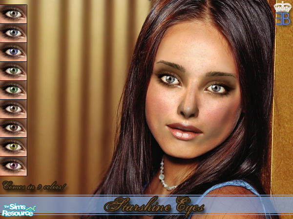 Sims 2 — Starshine Eyes by elmazzz — -Comes in 9 sparkling colors!