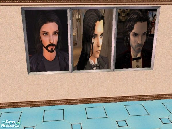 Sims 2 — Dracula Saga Portraits by drewsoltesz — For your gothic/vampire castles and domains, these are shots from my