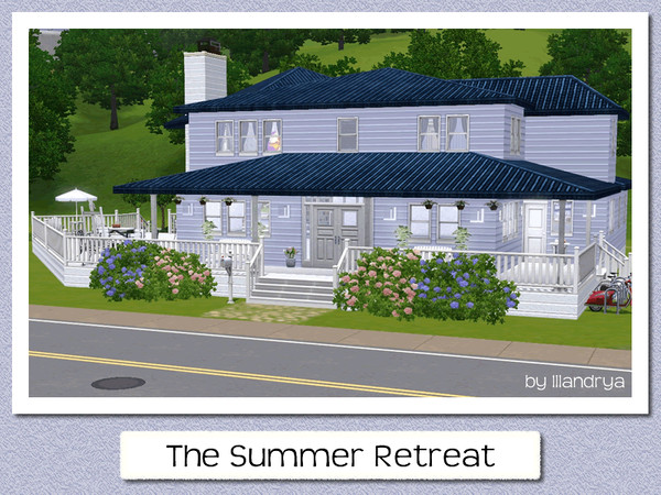 Sims 3 — The Summer Retreat by Illandrya — You and your family can live the dream in this comfortable summer home. It
