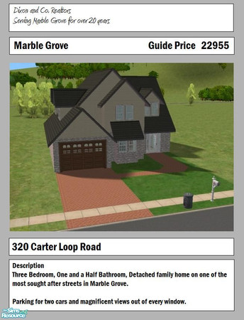 Sims 2 — 320 Carters Loop Road by bettybad16 — Havent made anything in a while but I have now! Not one of my favourites