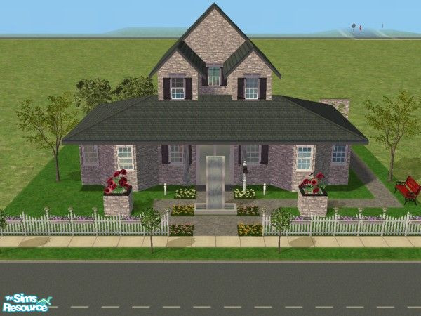 Sims 2 —  by peepie17 — Great house for 1 or 2 sims 1st Floor: Livingroom,Diningroom,Kitchen and Master Bedroom 2nd