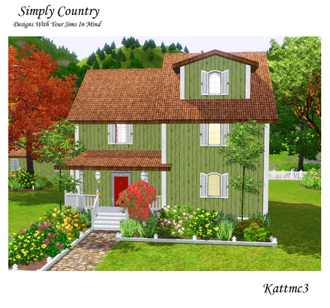 Sims 3 — Simply Country by kattmc3 — Is it time for your sims to downsize into a smaller home. If the children have left
