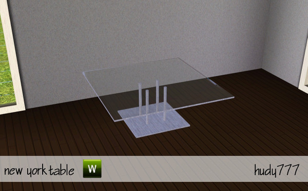 Sims 3 — New York Livingroom TableCoffee by hudy777-design — New York Livingroom Table Coffee by: hudy777