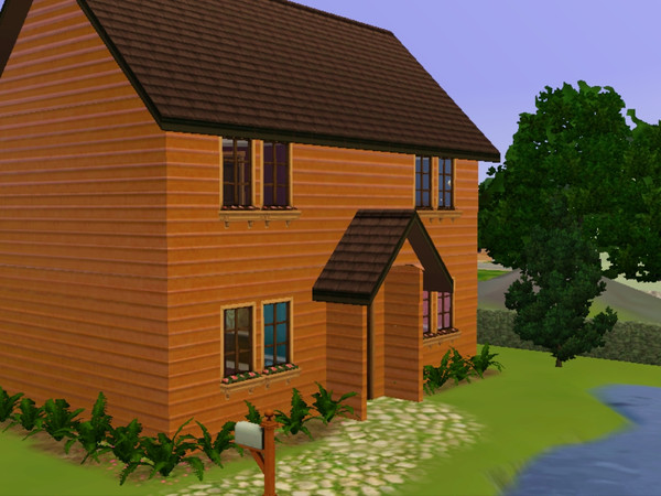 Sims 3 — Sidwell Farm by spriteth — Sidwell Farm has a small cottage with 2 bedrooms, 1 full bath, eat-in kitchen,