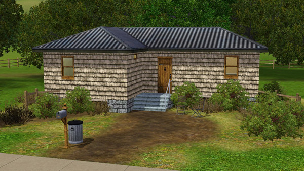 Sims 3 — Cotlers - 2br, 1ba by Flexina — Home for one poor family, life starts somewhere. Open kitchen and livingroom