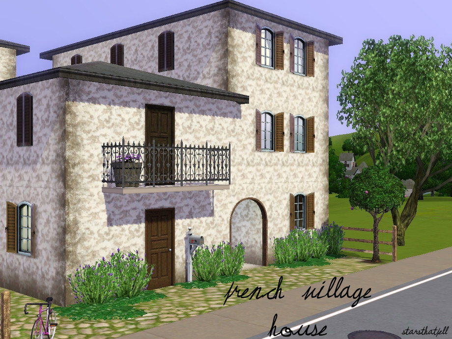 The Sims Resource French Village House 4BR, 1BA
