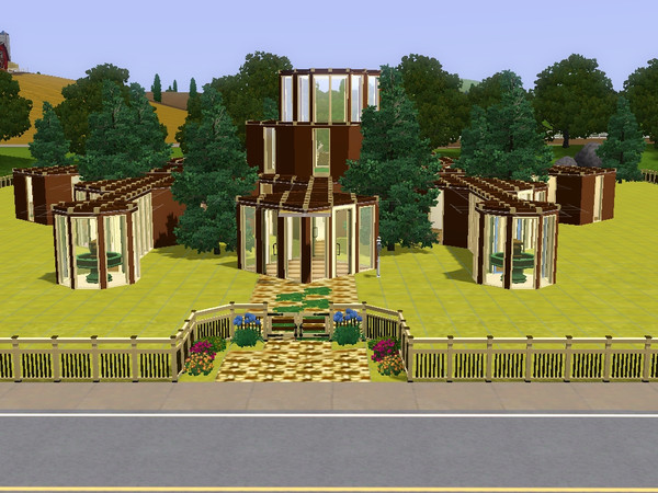 Sims 3 — Warhol by HollyHoskinson — This is a ultra modern house 3 bedroom, 2 bath. no cc all Maxis made with world