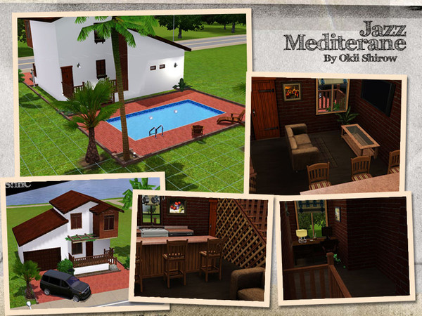 Sims 3 — Jazz Mediterane by okii — Luxury Living With Low Cost, adopting the Vista live of Mediterranean, S:Inc proudly