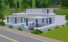 Sims 3 — Ultra Lounge #3 - Medium Home by hawkearrow — Here's a smaller throw-back home to the fifties, sixties and