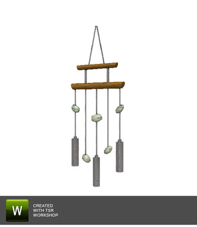 Sims 3 — Latis Living WindChime by Angela — Latis Living Wind Chime. Made by Angela@TSR (2010) Please don't clone my