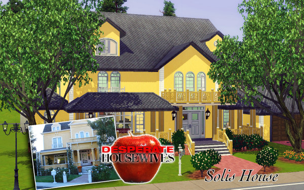 Sims 3 — Solis House  by xjxgetbornxtx31 — This amazing home from Wisteria Lane has 3 bedrooms, 4 bathrooms, beautiful