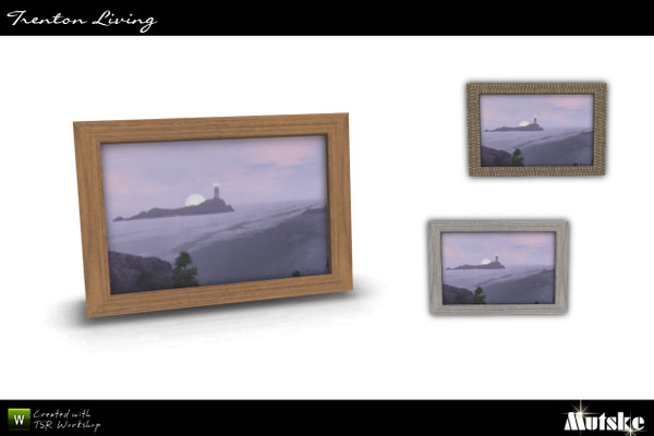 Sims 3 — Trenton Paiting III by Mutske — Table picture. 1 Recolorable part. 3 Variations. Made by Mutske@TSR. TSRAA.