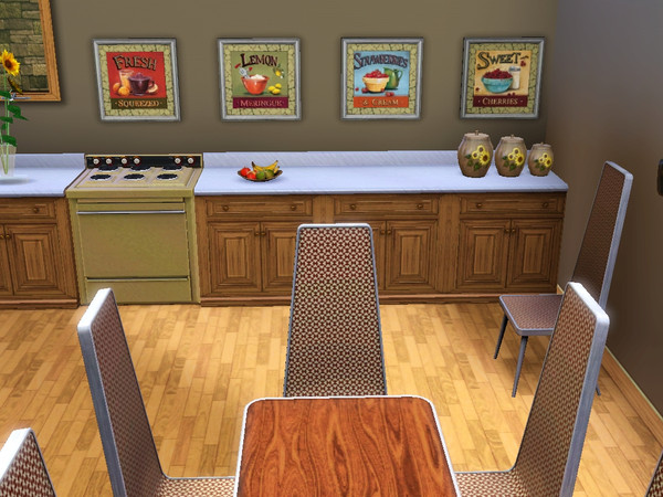 Sims 3 — Gregory Gorham Vintage Fruit Wall Art by ahundley — Gregory Gorham Vintage Fruit Wall Art