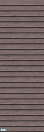 Sims 2 — Studio K Subtle Wood Siding - Plum Brown by StudioKhagerks — 