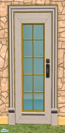 Sims 2 — D2DMullionaire Door - Yellow by D2Diamond — 9 new colors for your home or business.