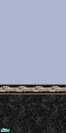 Sims 2 — MRC Wall 420 by MidnightRose — Part of the MRC Acanthus Borders Set. Created by Midnight Rose.