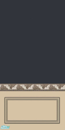 Sims 2 — MRC Wall 431 by MidnightRose — Part of the MRC Acanthus Borders Set. Created by Midnight Rose.