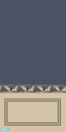 Sims 2 — MRC Wall 433 by MidnightRose — Part of the MRC Acanthus Borders Set. Created by Midnight Rose.